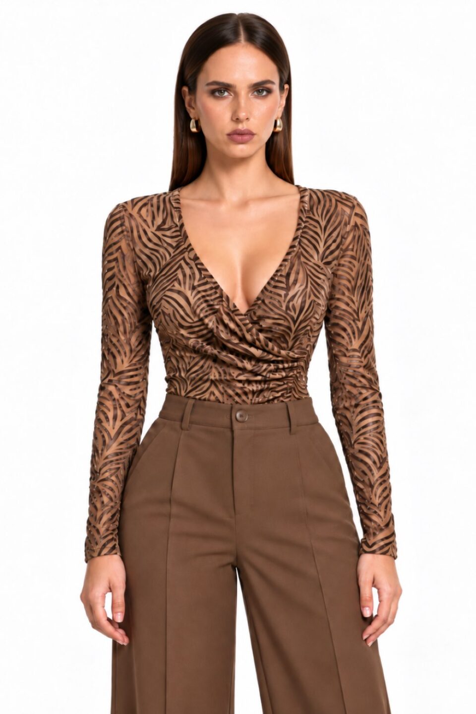 Τοπ με zebra print
